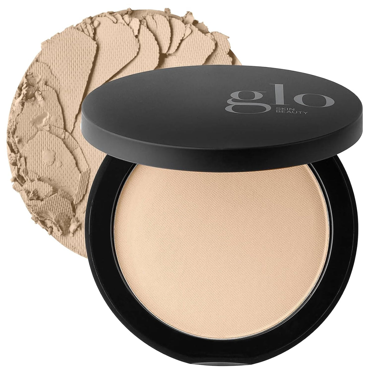 Glo Skin Beauty Pressed Base Powder Foundation Makeup (Natural Fair) - Flawless Coverage for a