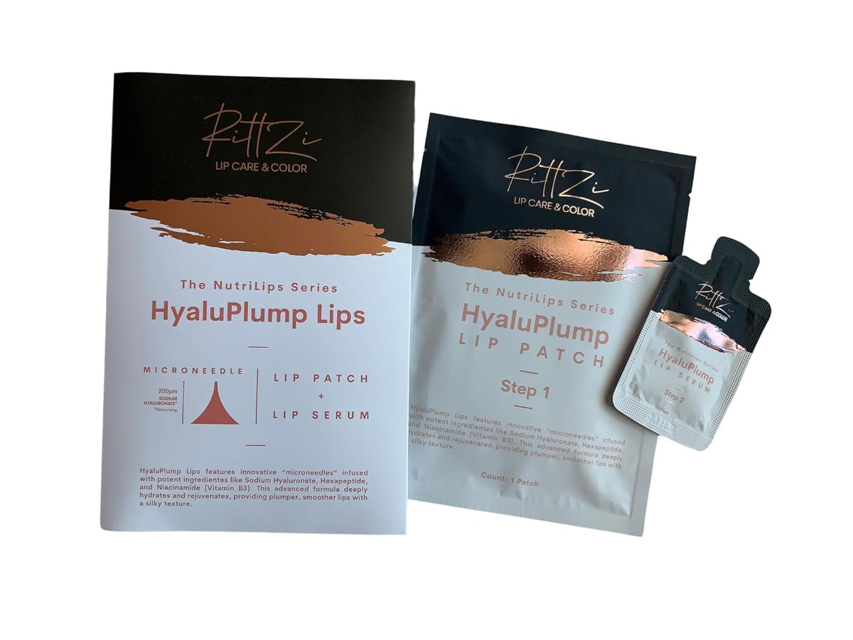 HyaluPlump Lips – Innovative Two-Step Lip Care System Featuring 800 Self-Dissolving Microneedles