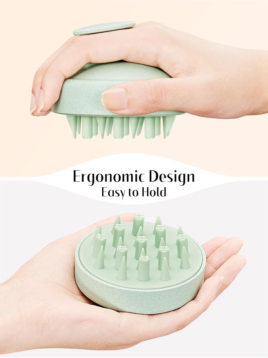 HEETA Hair Scalp Massager for Hair Growth, Shampoo Brush, Scalp Scrubber Exfoliator with Soft