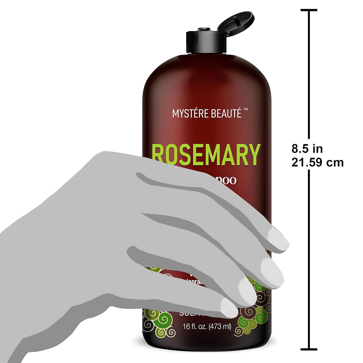 Rosemary Shampoo - Rosemary Shampoo for Hair Growth Organic - Promotes Hair Growth & Scalp Health