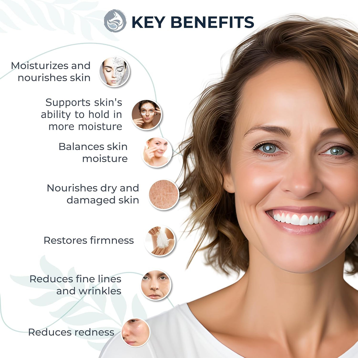 Hyaluronic Acid Face Serum - Hydrating Anti Wrinkle Anti Aging Facial Serum - With Vitamin C and E