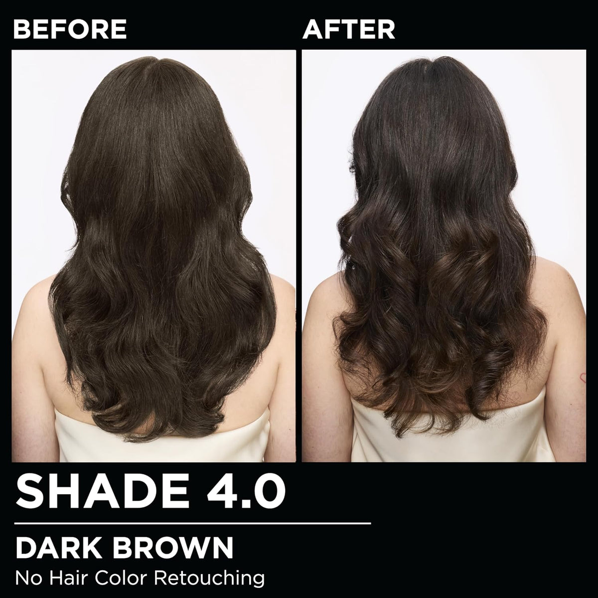 Garnier Hair Color Olia Ammonia-Free Brilliant Color Oil-Rich Permanent Hair Dye, 4.0 Dark Brown, 2