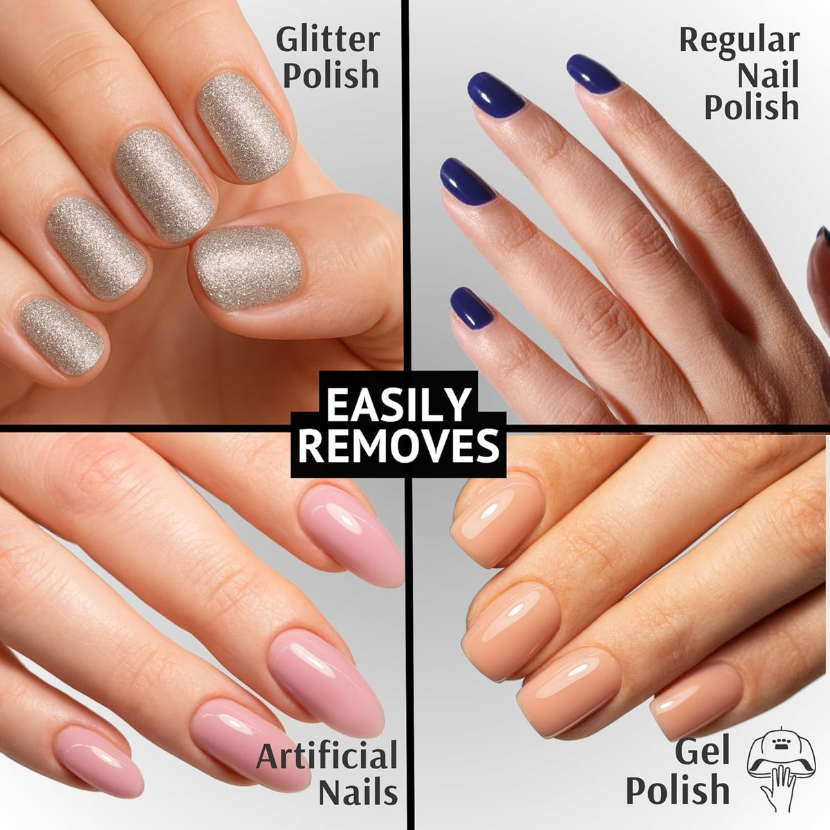 Pronto 100% Acetone Gel Nail Polish Remover - Polish Remover for Nails | Acetone Nail Polish