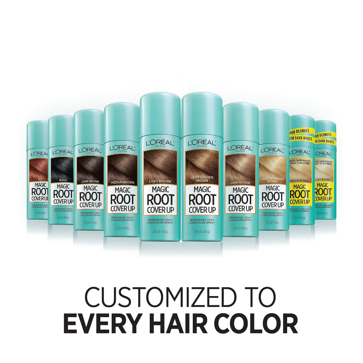 L'Oreal Paris Hair Color Magic Root Cover Up Temporary Colored Concealer Spray for Gray Roots