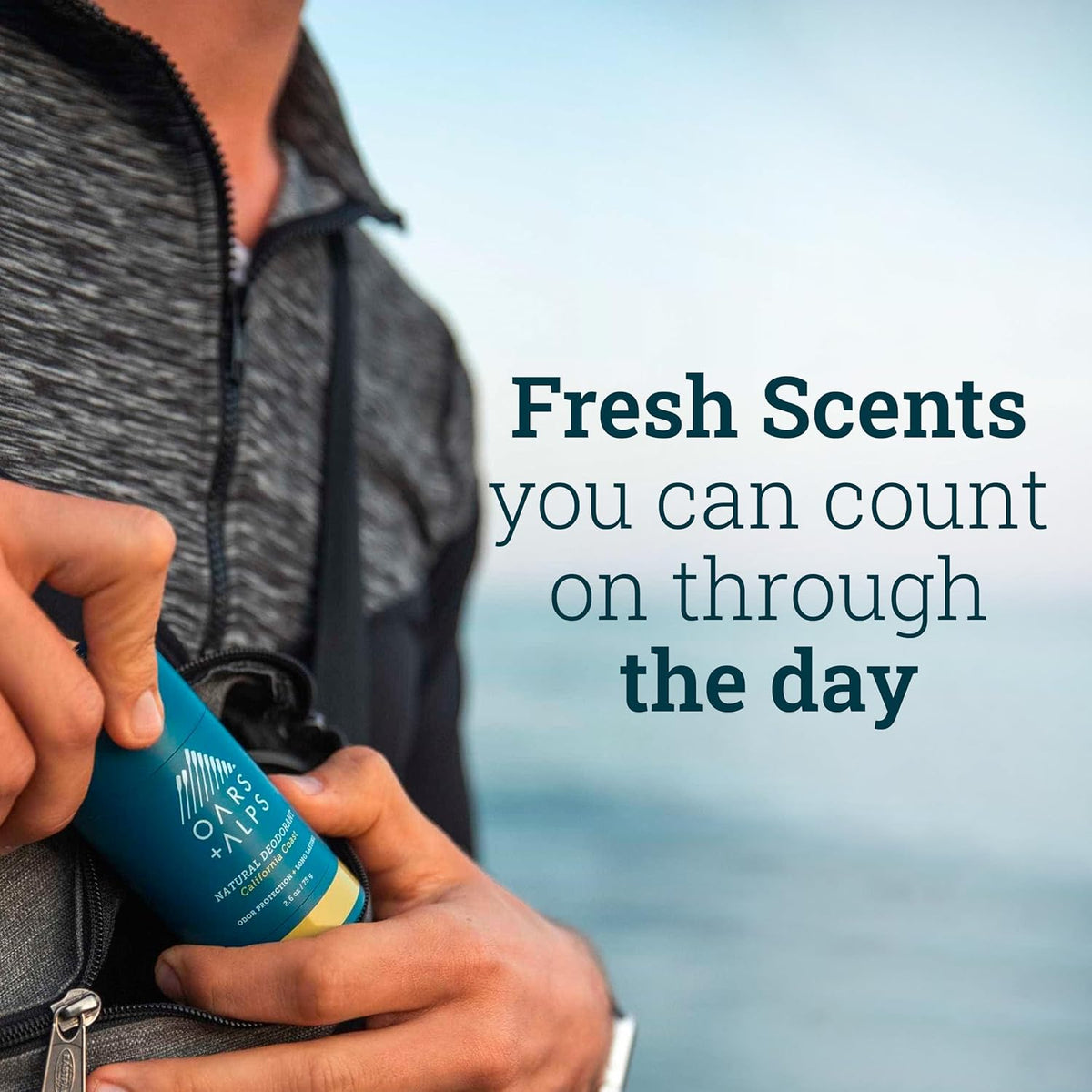 Oars + Alps Natural Deodorant for Men & Women, Aluminum Free Deodorant for Men, Dermatologist