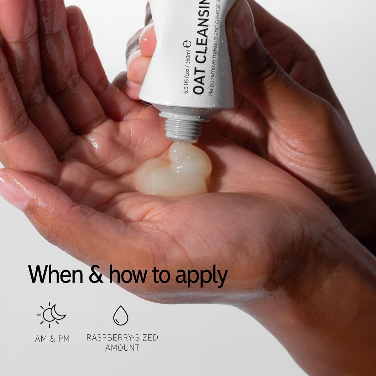 The INKEY List Oat Cleansing Balm 5 Fl Oz/150ml, Dissolves Makeup, Nourishing Skincare, Gentle