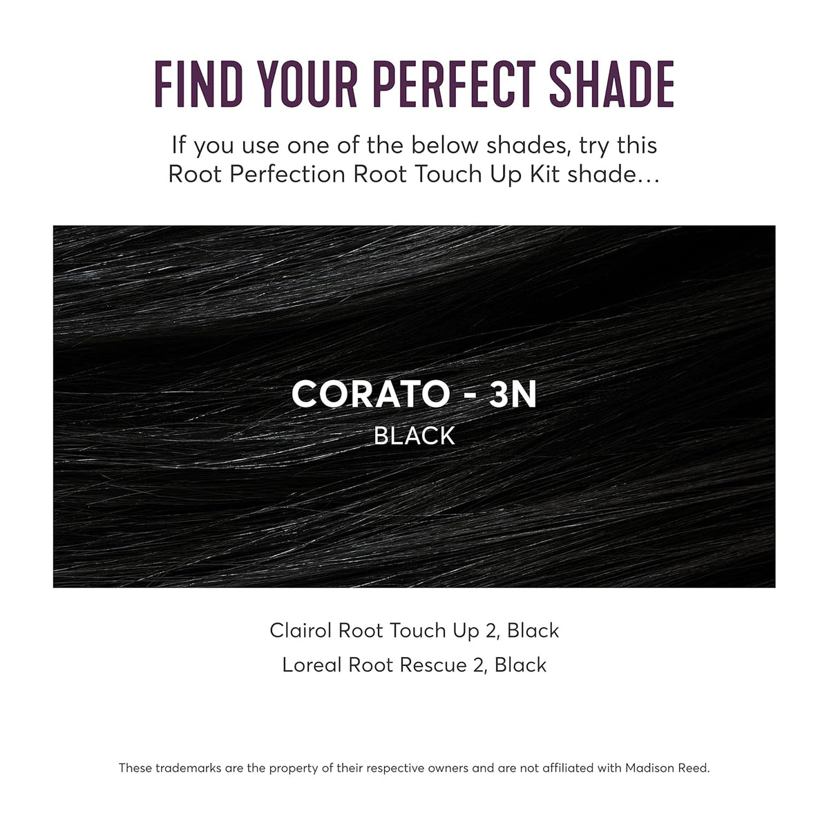 Madison Reed Root Perfection Permanent Root Touch Up, Black 3N Corato, 10 Minutes for 100% Gray