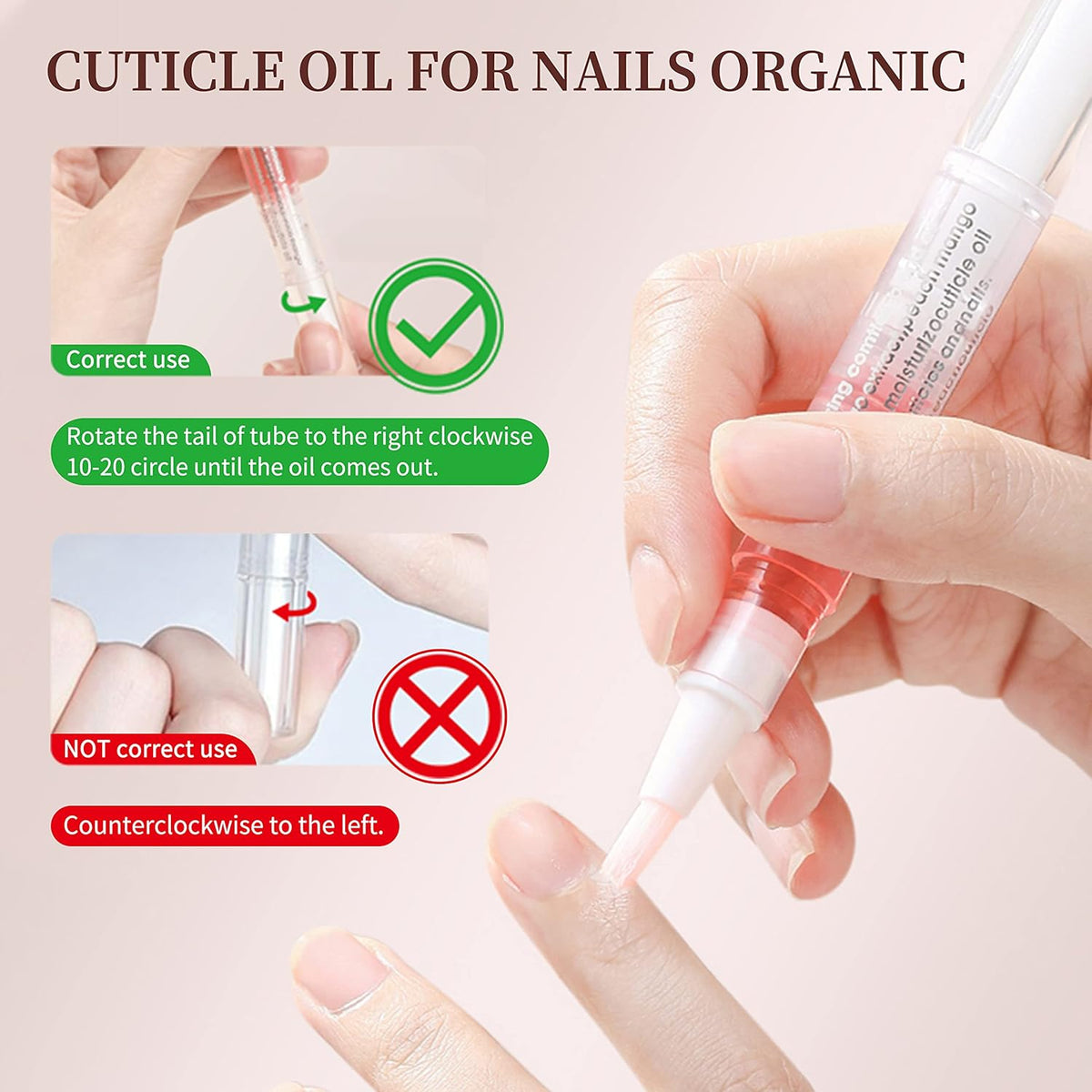 6Pcs Nail Cuticle Oils Nail Nutrition Oil Pen Nail Nourishment Pens 6 Smell Cuticle Revitalizer for