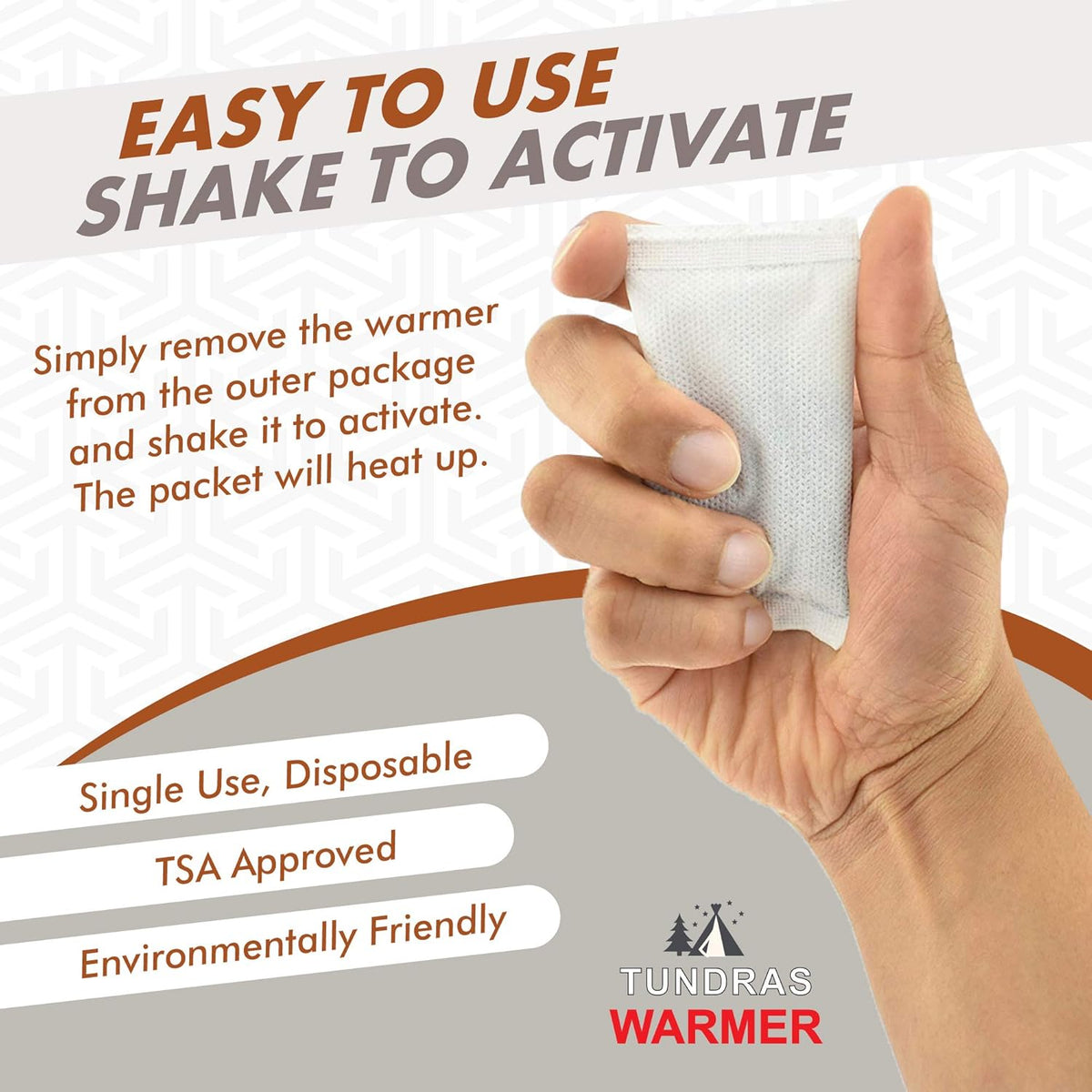 Hot Hand Warmers 11 Hours Long Lasting - 40 Count - Natural Odorless Safe Single Use Air Activated