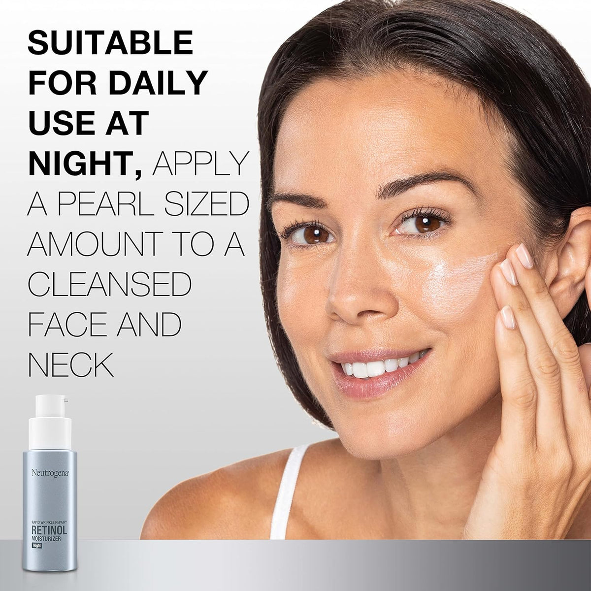 Neutrogena Rapid Wrinkle Repair Retinol Face Moisturizer Night Cream, Anti-Aging Face Cream with