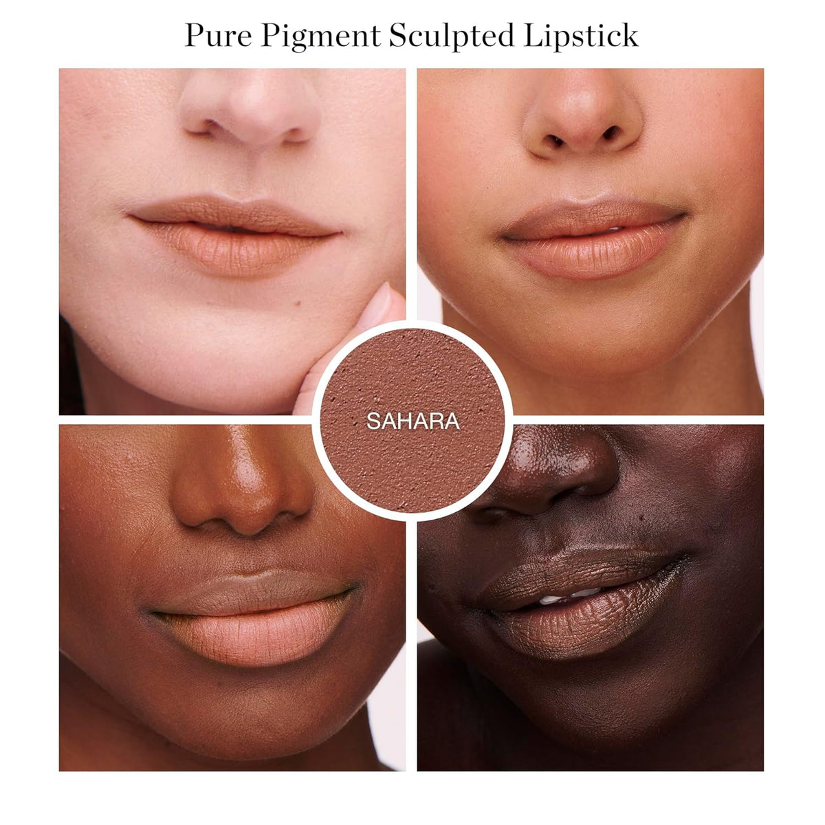 Ogee Full Bloom Sculpted Lipstick (Sahara - Warm Auburn) - Long Lasting Organic Lipstick with