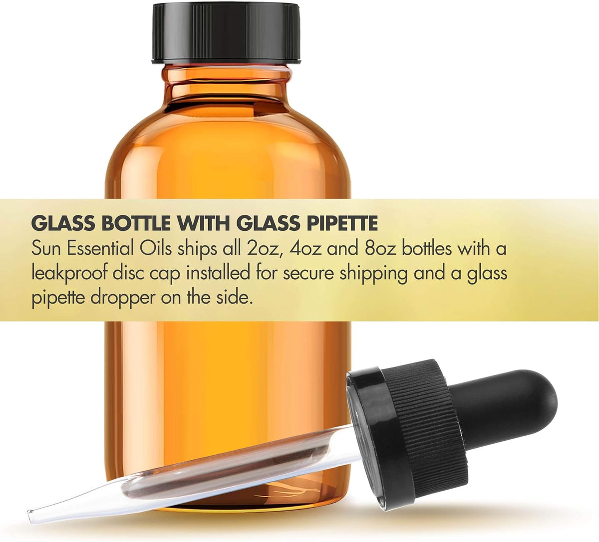 Sun Essential Oils – 4 oz Bay Essential Oil with Dropper for Diffuser, Massage Therapy, Scalp Care
