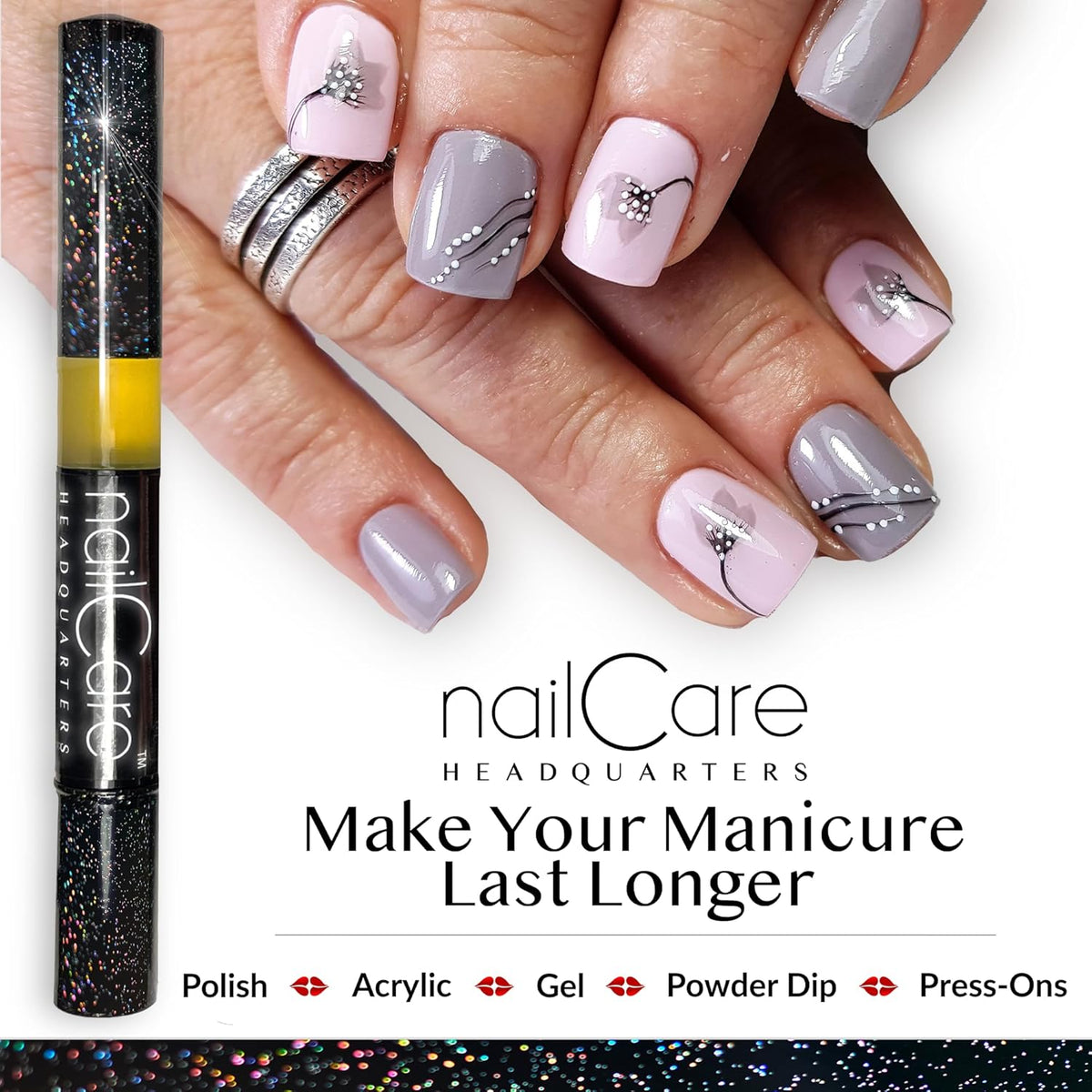 Nail Care Headquarters Cuticle Oil Pen for Nails - Nail Strengthener & Growth Serum for Damaged