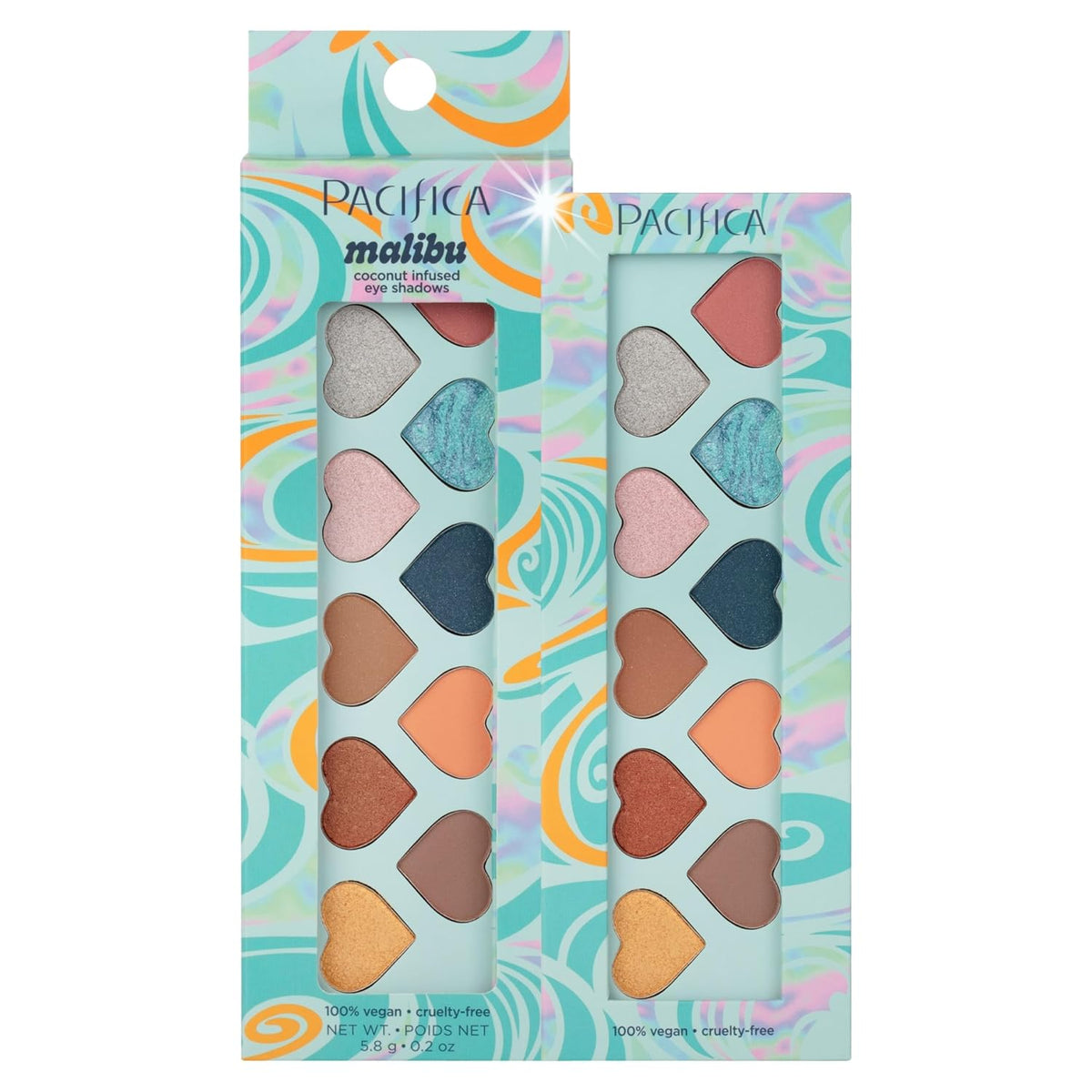 Pacifica Eyeshadow Palette – Malibu Mineral Eyeshadow, Blendable Neutral Shades with Velvet Matte