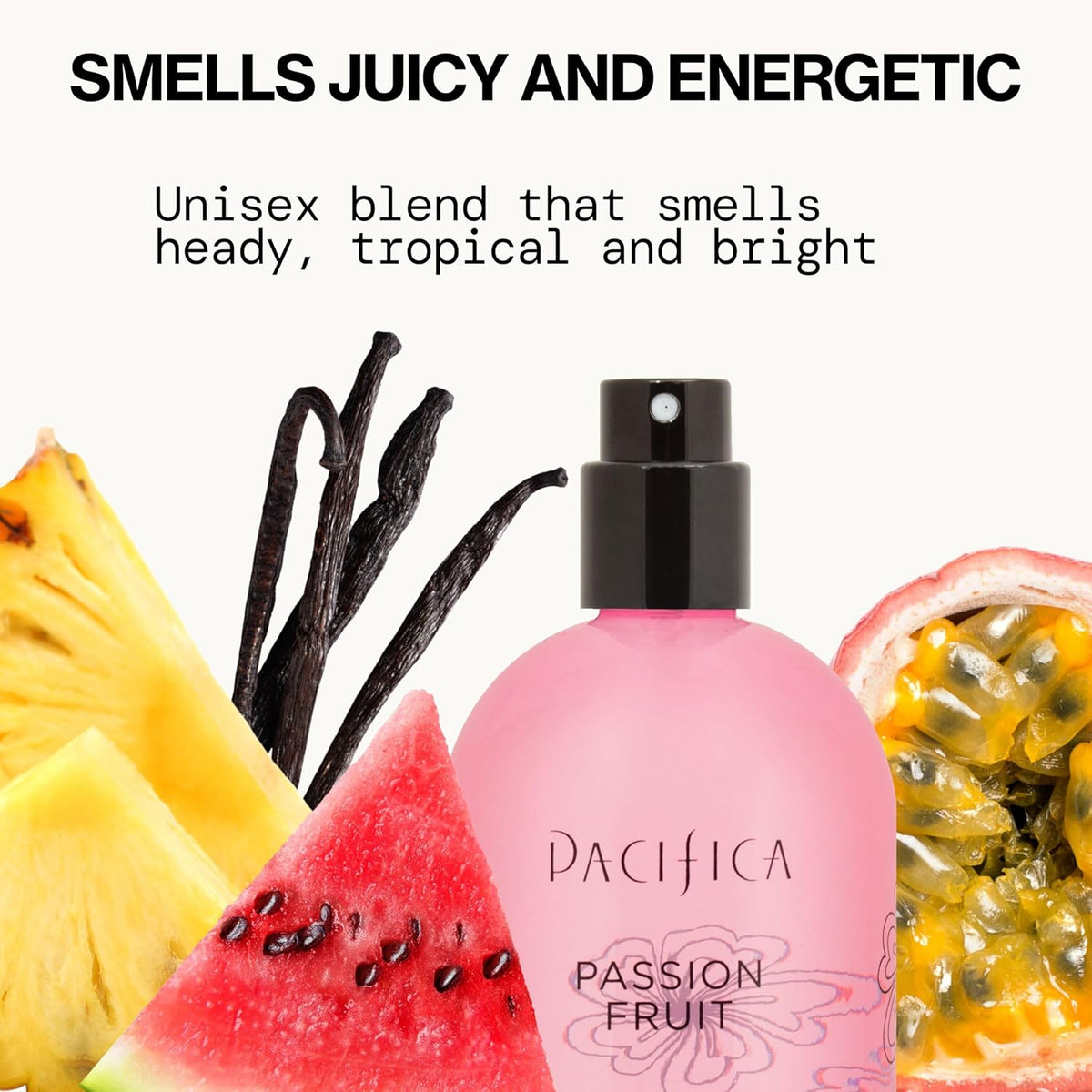 Pacifica Passion Fruit Perfume – Tropical Fruity Floral Clean Perfume for Women with Passionfruit
