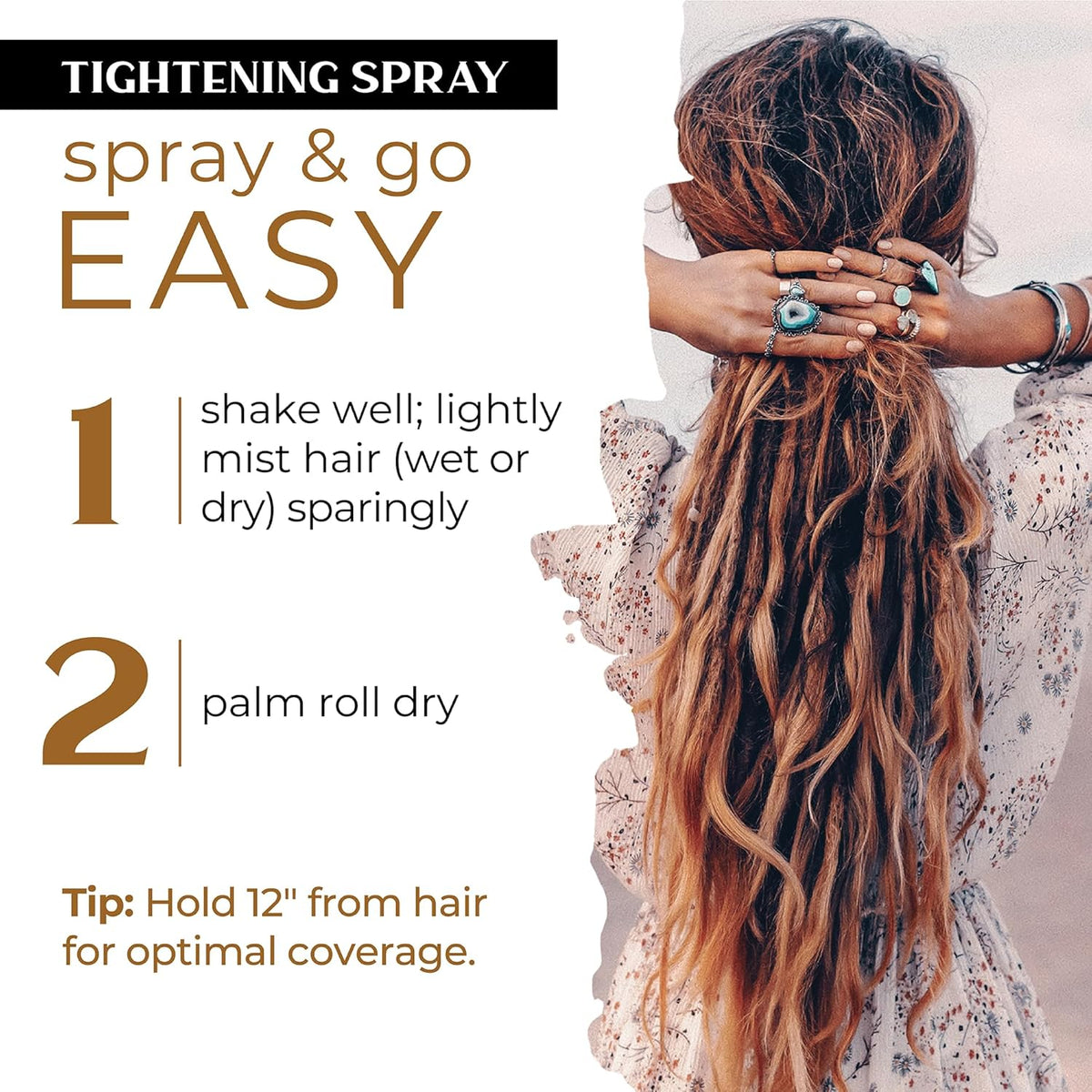 Dollylocks Dreadlock Tightening Spray for Locs - Dreadshop - Strengthen, Tame Frizzy Dreads