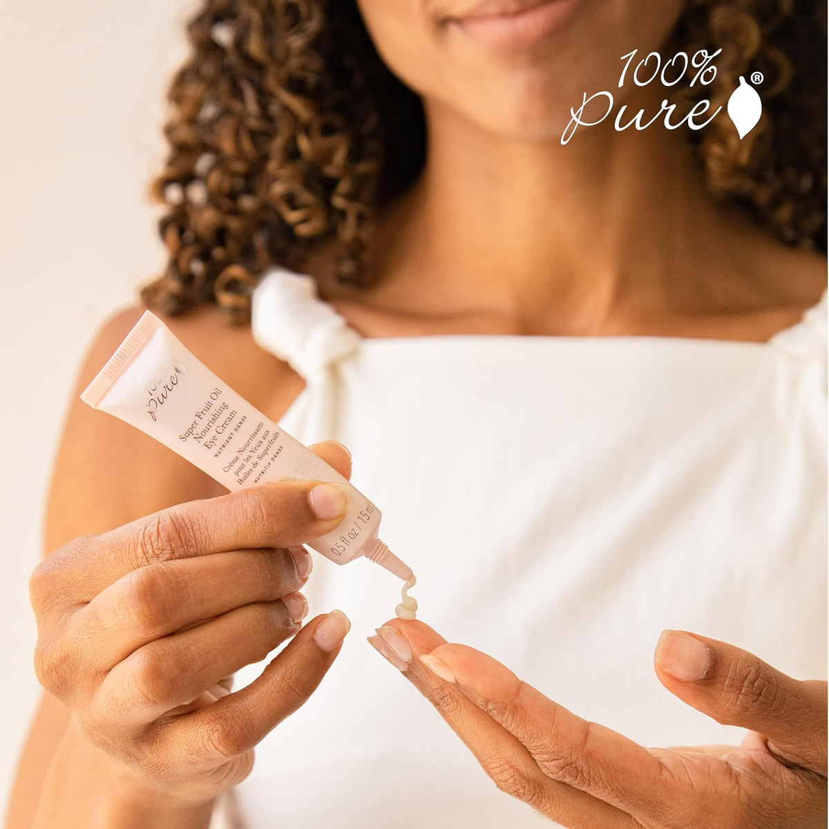 100% PURE Super Fruit Oil Nourishing Eye Cream, Anti-Aging Organic & Natural Hydration for