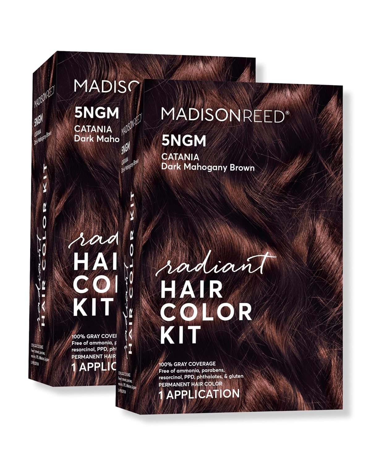 Madison Reed Radiant Hair Color Kit | 5NGM Dark Cinnamon Brown with Gold Mahogany Tones (Catania
