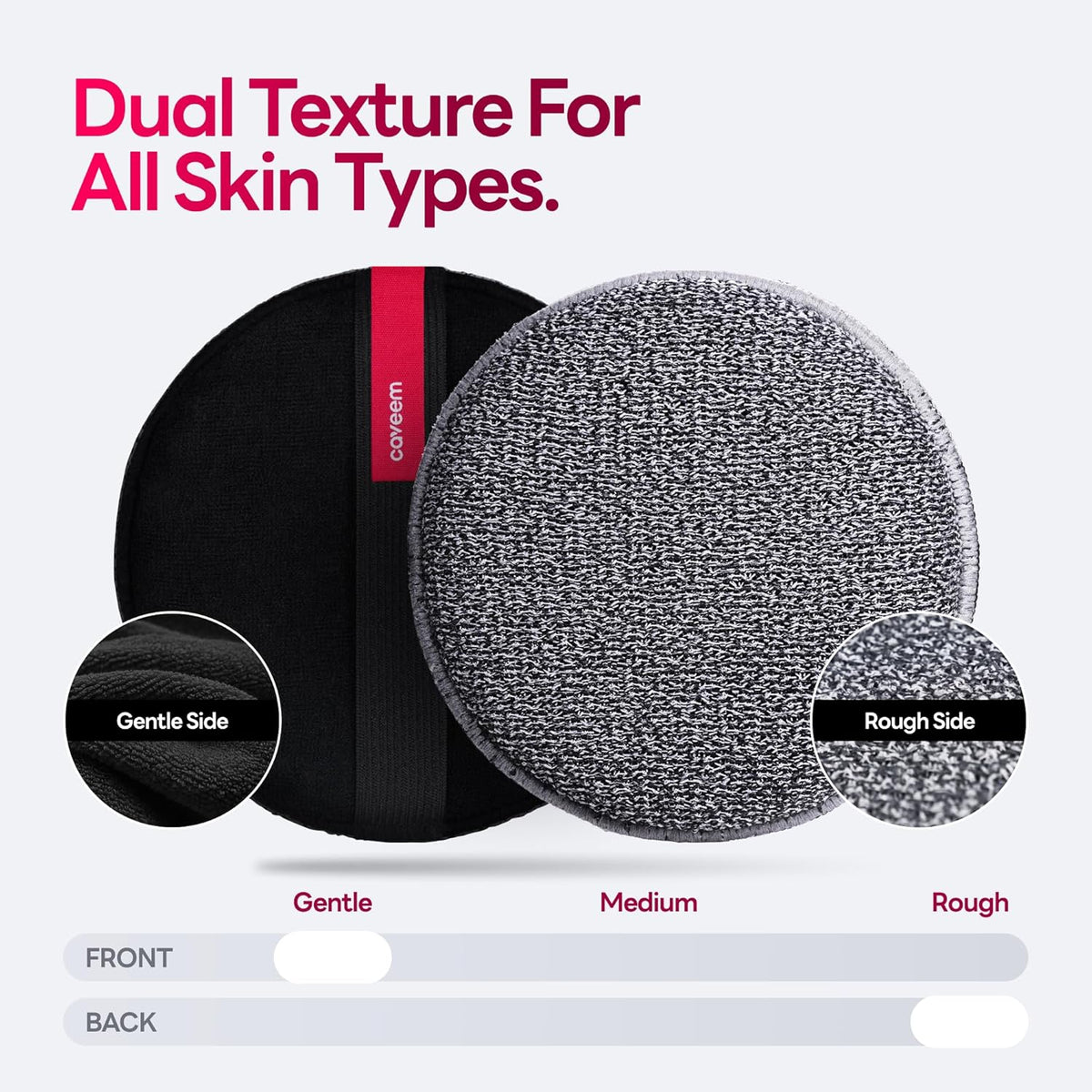 Exfoliating Body Scrubber, Bath and Body Scrub Buffer, Body Exfoliator for Remove Dead Skin, Gentle