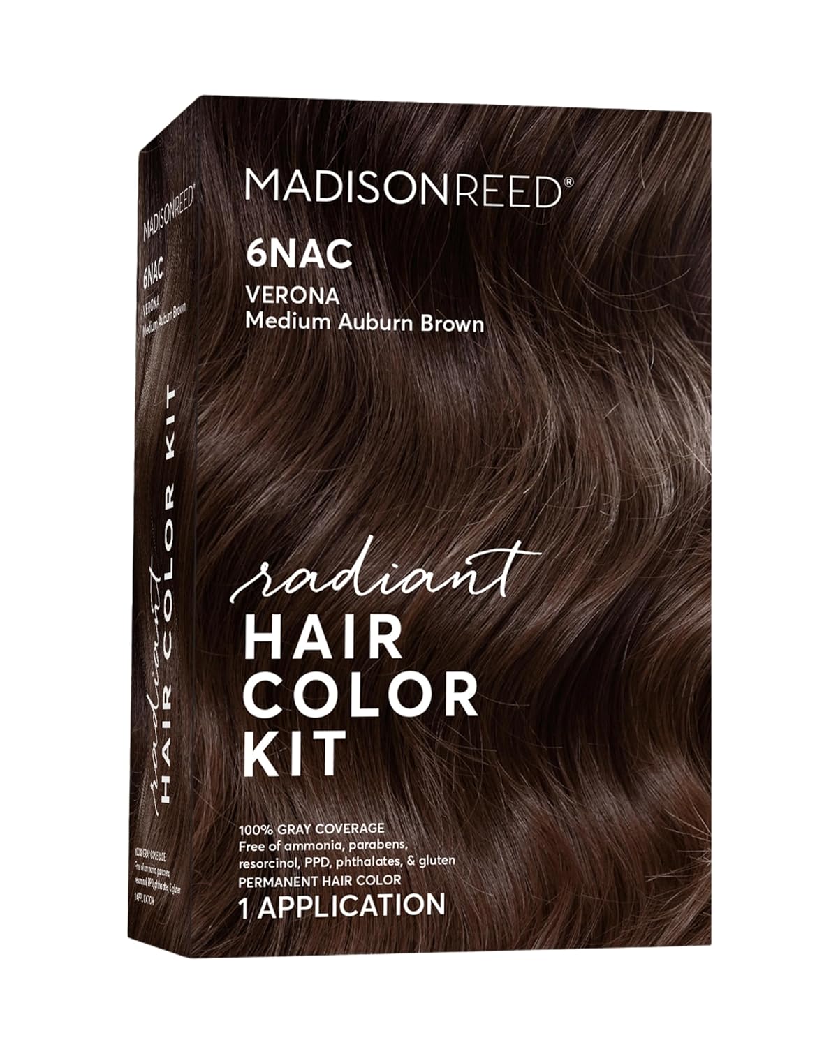 Madison Reed Radiant Hair Color Kit | 6NAC Medium Chocolate Brown with Copper-Auburn Undertones