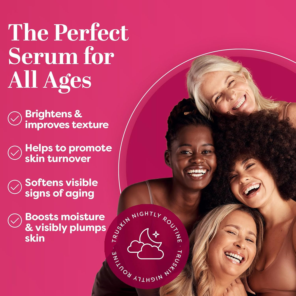 TruSkin Vitamin C Super Serum - Niacinamide, Retinol, Hyaluronic & Salicylic Acid - All-in-One Anti