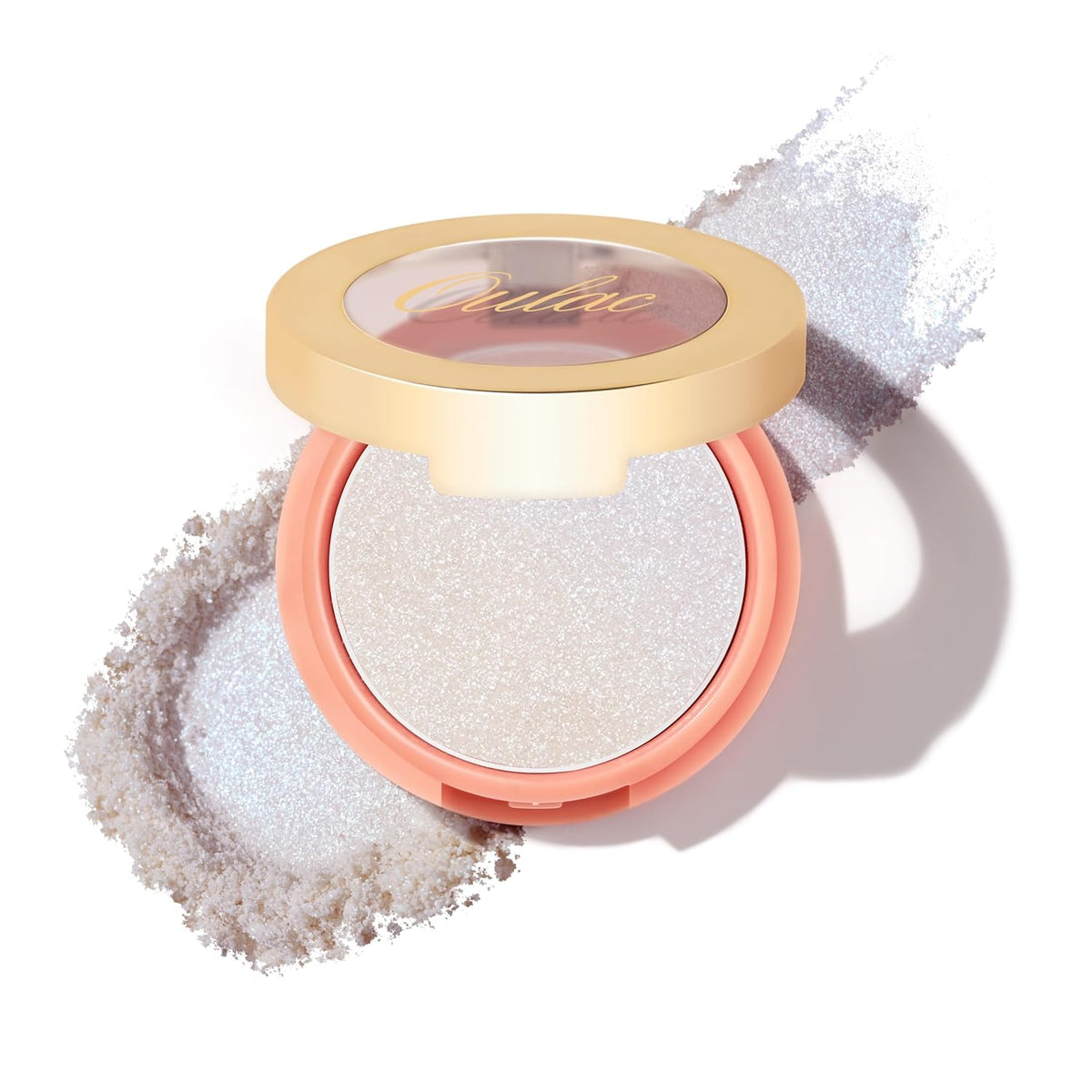 Oulac Holo Highlighter Blush Eyeshadow 2in 1| Intense Subtle Shimmery Blush Creamy Texture|