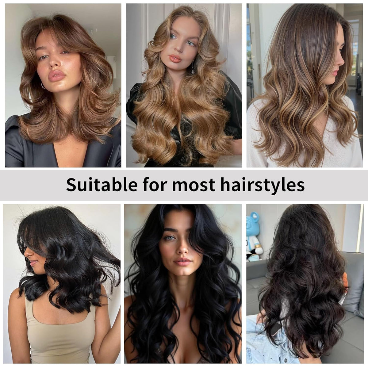 2 Pack Heatless Curling Scrunchie, Heatless Hair Curler Overnight to Sleep In, No Heat Curls for