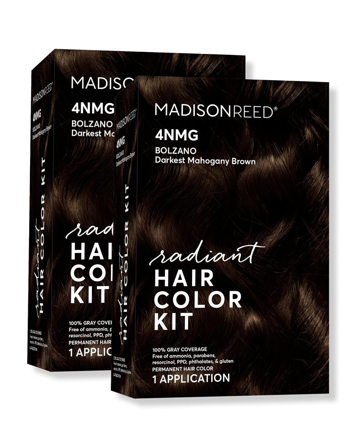Madison Reed Radiant Hair Color Kit | 4NMG Darkest Chocolate Brown with Warm Mahogany Tones