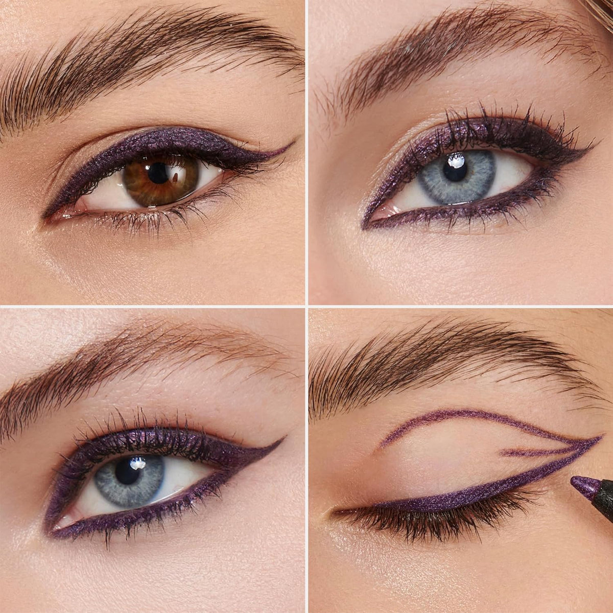 Wonderskin Eyeliner Pencil, 1440 Longwear Deep Purple Eyeliner Pencil - Waterproof, Sharpenable &