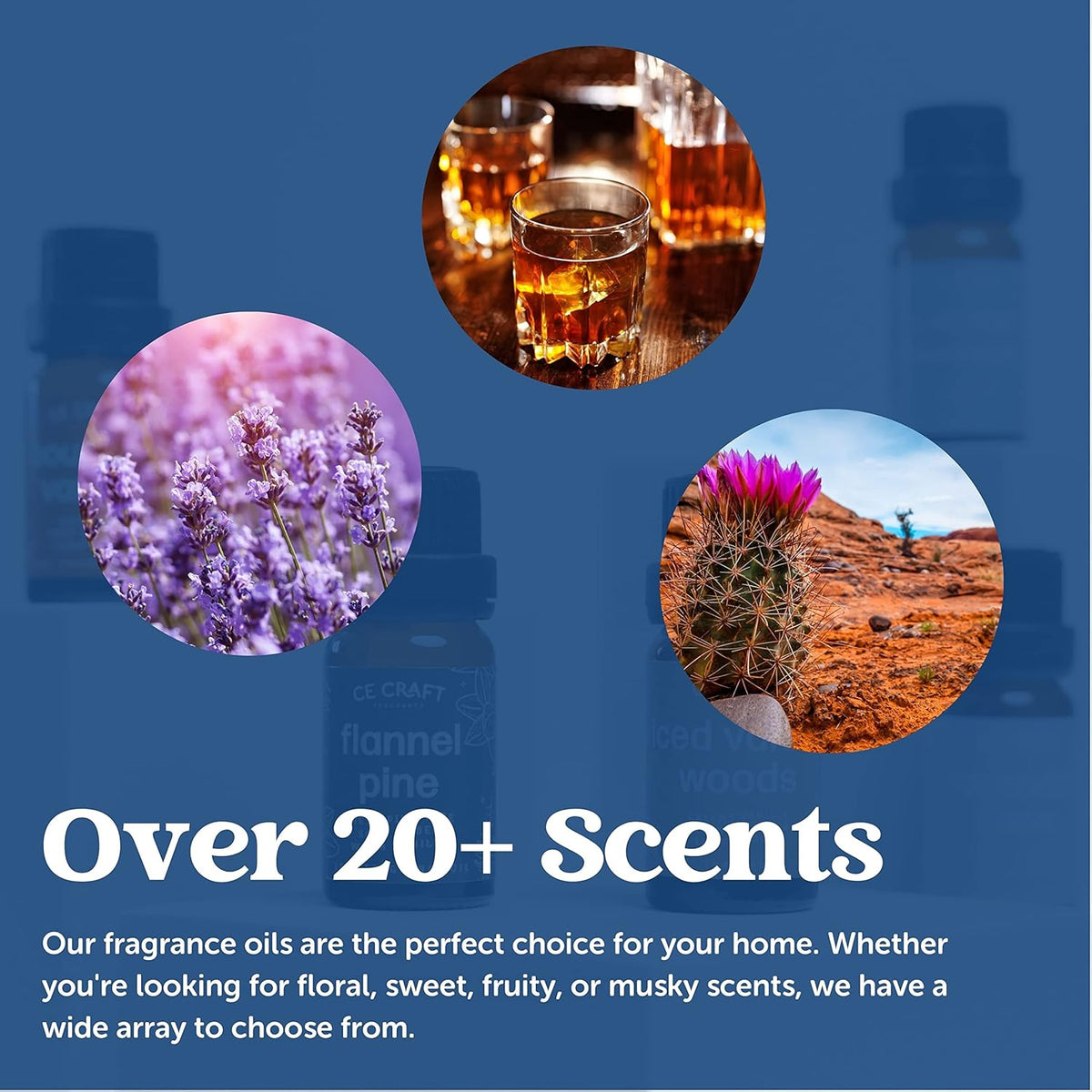 CANDECraftCo Premium Fragrance Oil – Diffuser Oils Fragrances Scented for Home, Candle Soap Making