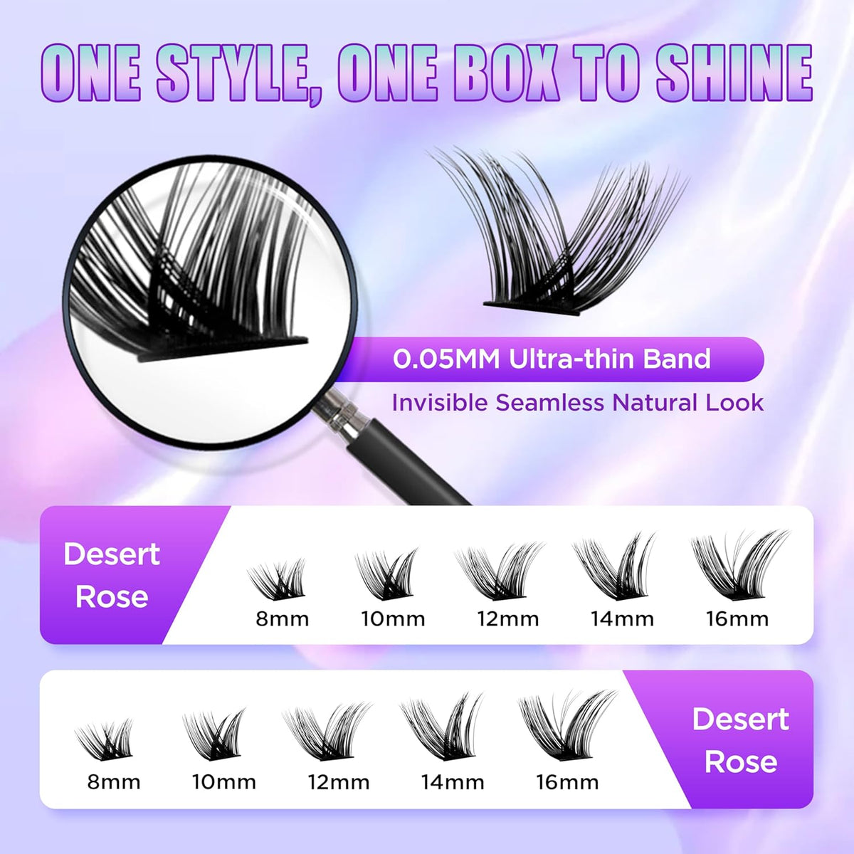 Lash Extension Kit DIY Lash Clusters Kit Eyelash Extensions Individual Lashes Extensions with