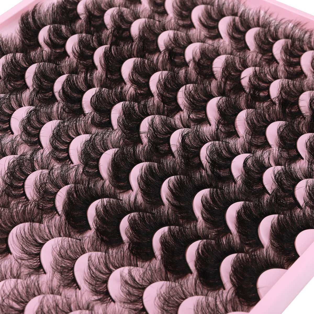 48 Pairs Mink Lashes Thick Eyelashes 8 Styles Mixed Dramatic Long Faux Mink Eye lashes Pack 10D