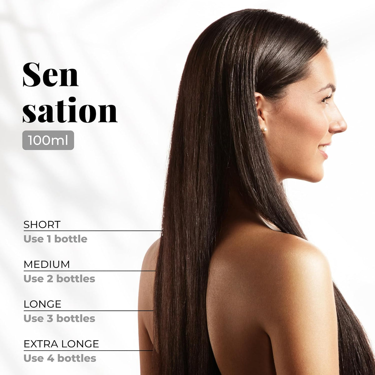 Expert Hair Sensation Keratin Hair Treatment Brazilian 100ml (2Pack) + Deep Cleansing Shampoo 30ml