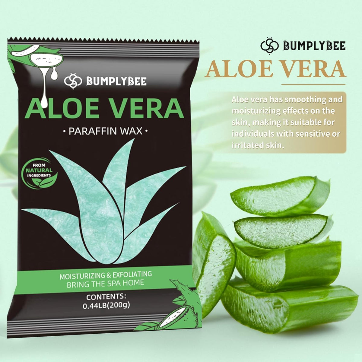 Paraffin Wax for Hand and Feet, 10 Pack Aloe Vera Paraffin Wax Refills for Paraffin Wax Machine