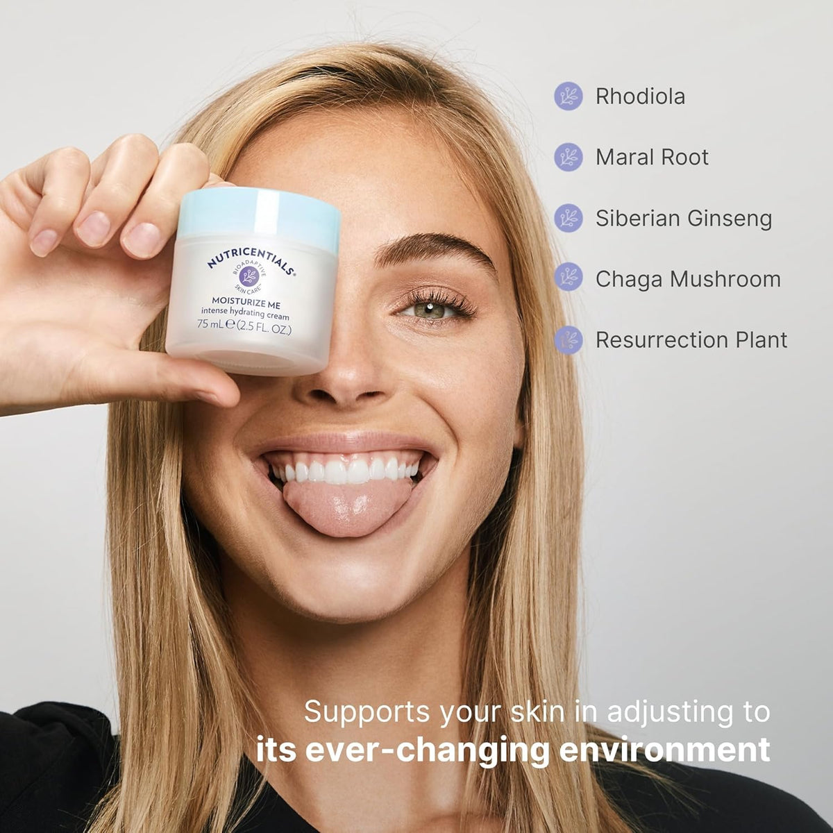 Nu Skin Moisturize Me Intense Hydrate Cream 2.5 fl oz - Nighttime Restoration with Bioadaptive
