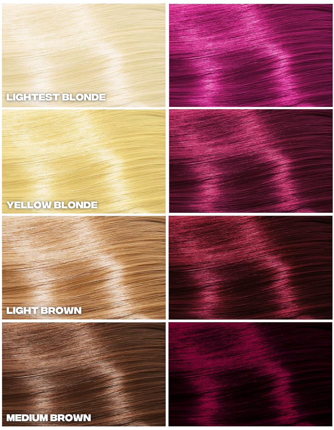 Good Dye Young Semi-Permanent Hair Color, Vegan and Cruelty-Free Magenta Pink Hair Dye, Last up to