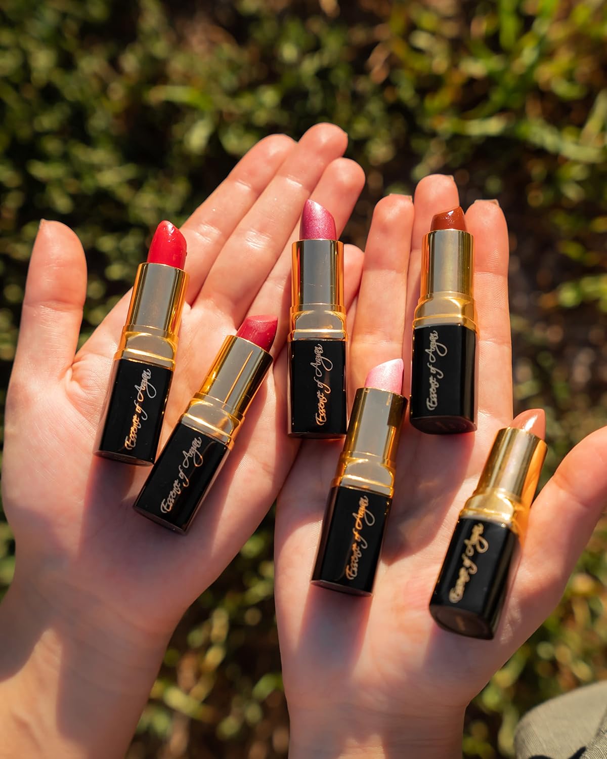 Essence Of Argan Dark Brown Lipstick for Cracked & Dry Lips - 100% Organic Argan & Jojoba Oil, Shea