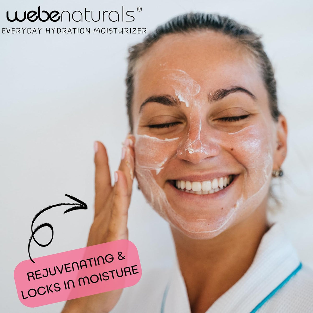 WEBE Hydration Snail Mucin Moisturizer – Hydrating Face Cream with Hyaluronic Acid, Retinol &
