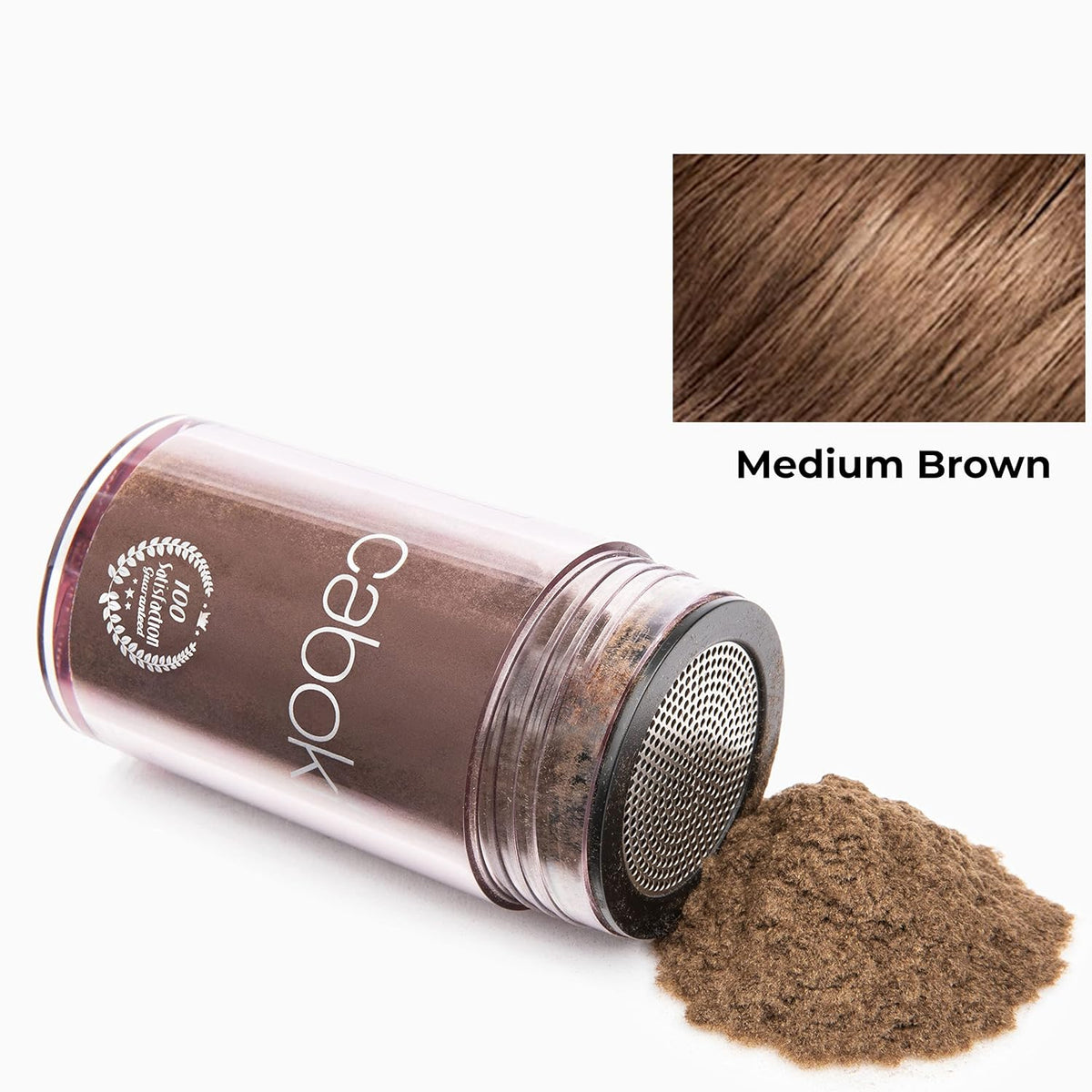 Caboki All-Natural Hair Building Fiber. Make Thin Hair Look 10X Fuller Instantly. Eliminate the