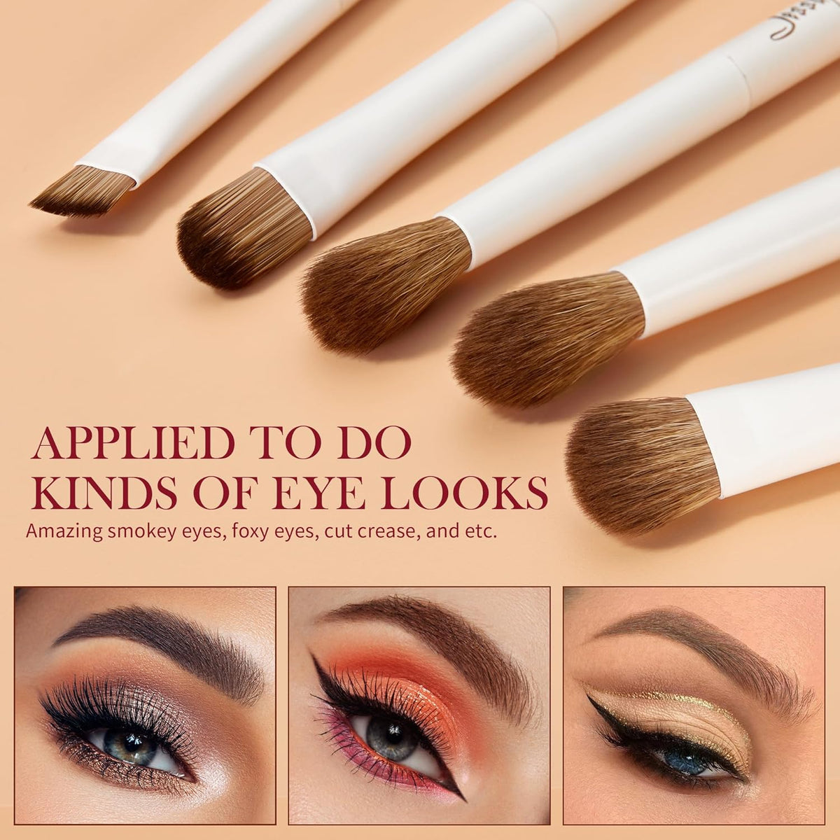 Jessup Makeup Brushes 14Pcs Makeup Brush Set Premium Synthetic Powder Foundation Contour Blush