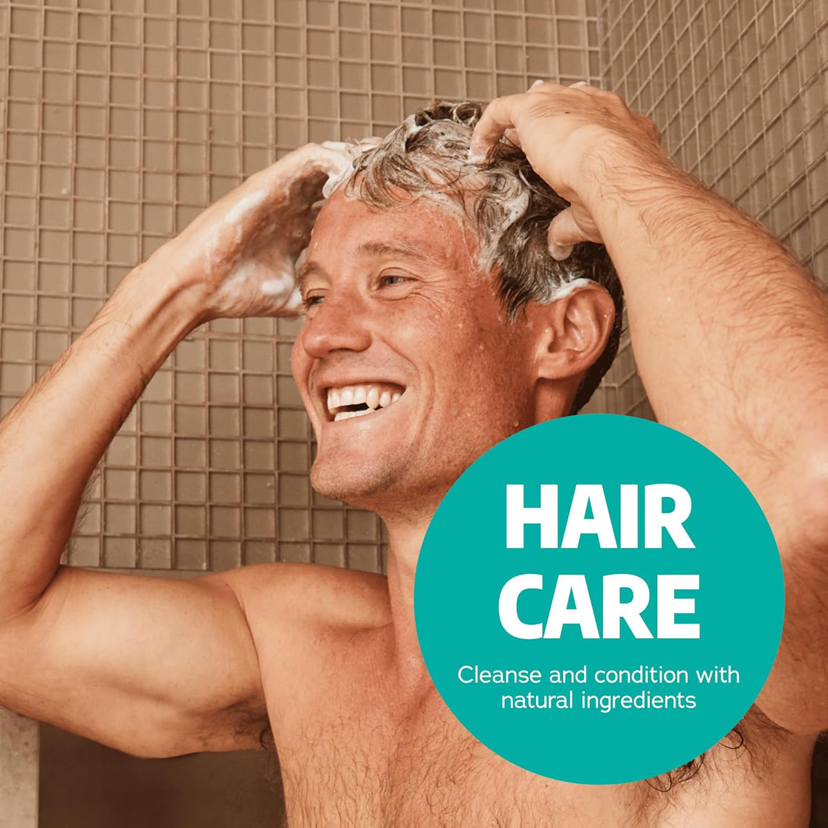 Dr. Squatch Natural Hair Bundle for Men - Healthy, Full Looking Hair - Coconut Castaway Shampoo (8