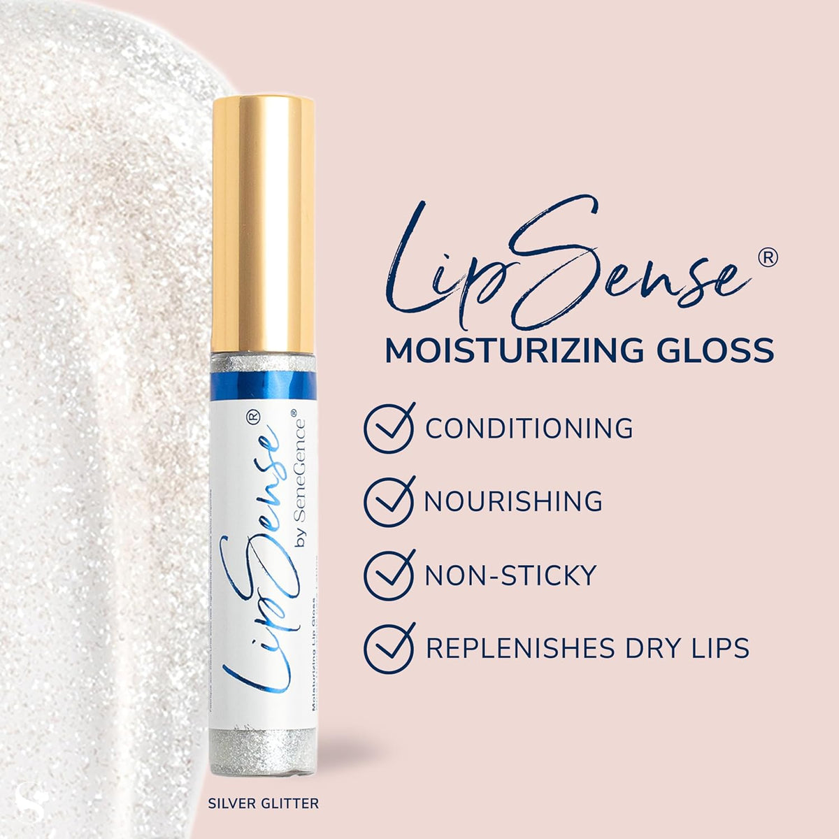 SeneGence LipSense Moisturizing Gloss – Hydrating, Long-Lasting Gloss with Shea Butter & Vitamin E