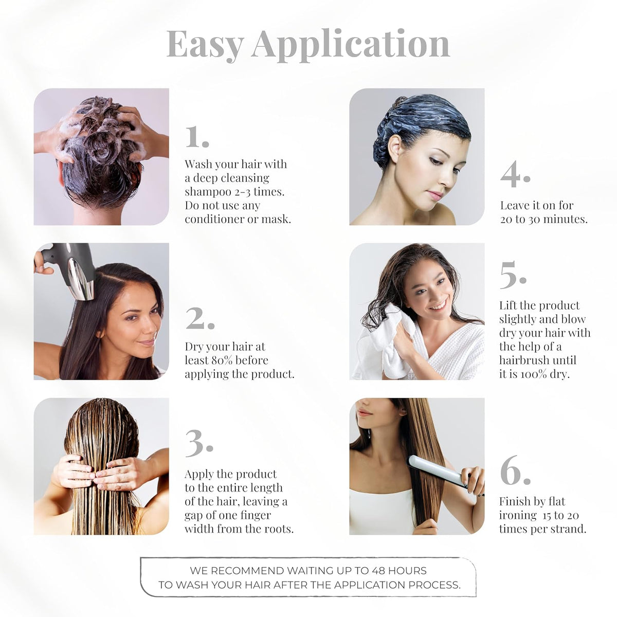 Expert Hair Sensation, Brazilian Keratin Hair Treatment - Anti Frizz for All Hair Types