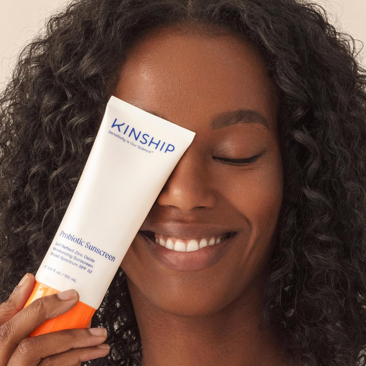 Kinship Zinc Oxide Mineral Sunscreen for Face Self Reflect SPF 32 | Vegan, Reef Safe, Non Toxic
