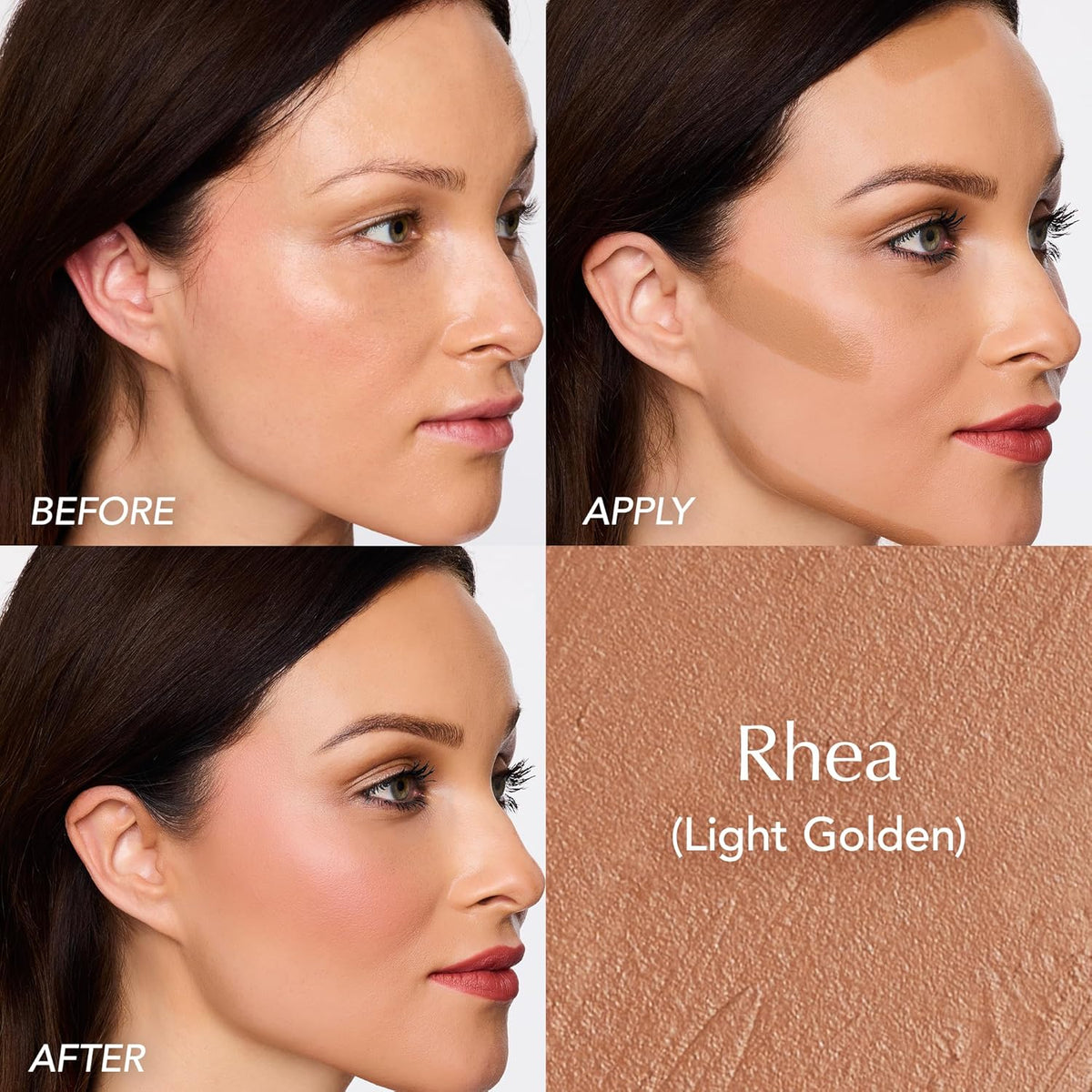 Thrive Causemetics Triple Threat Color Stick: Cream Bronzer & Contour Stick with Vitamin E, Evening