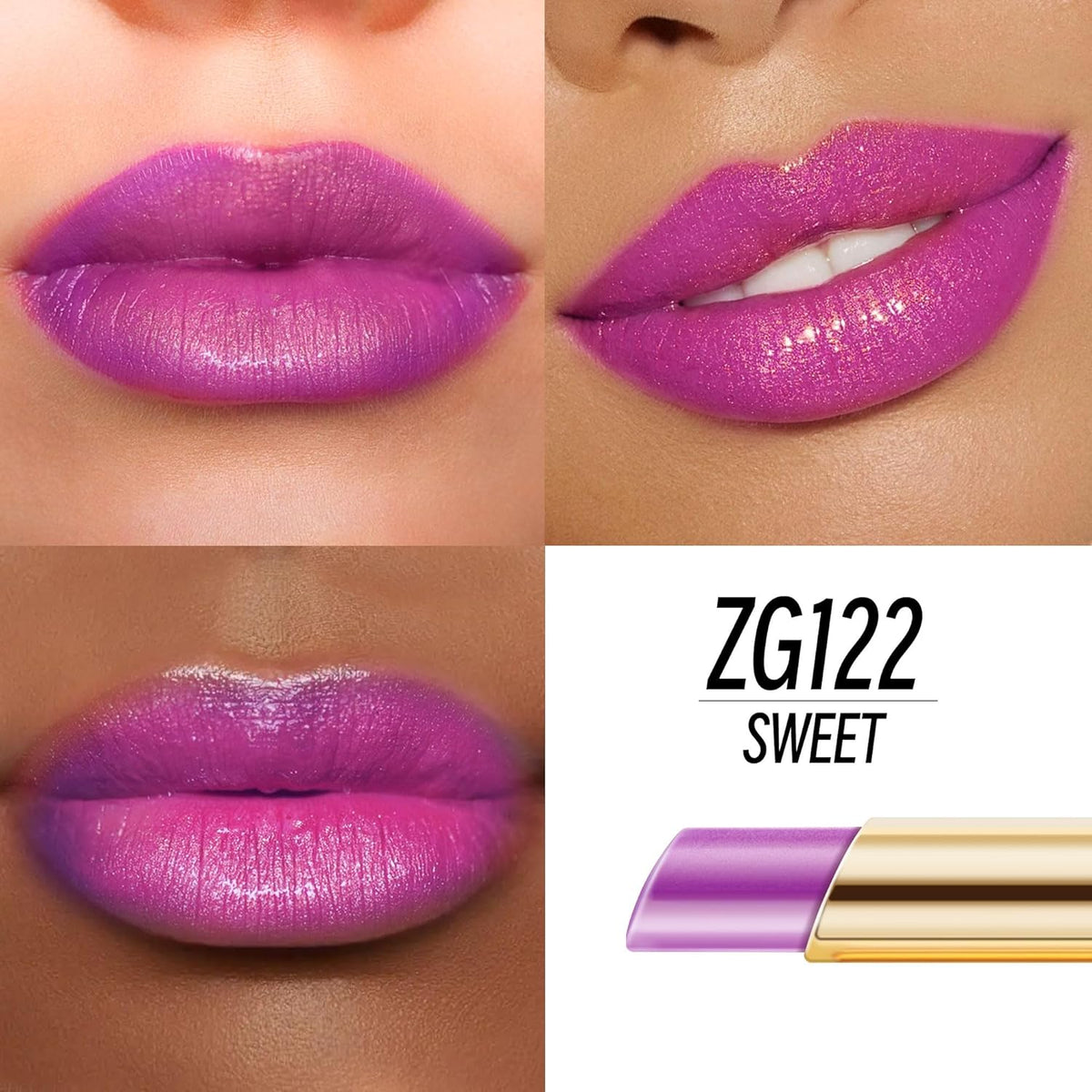 Purple Lipstick Moisturizing for Women Shimmer Tinted Lip Balm Hydrating Nourishing Lip Gloss