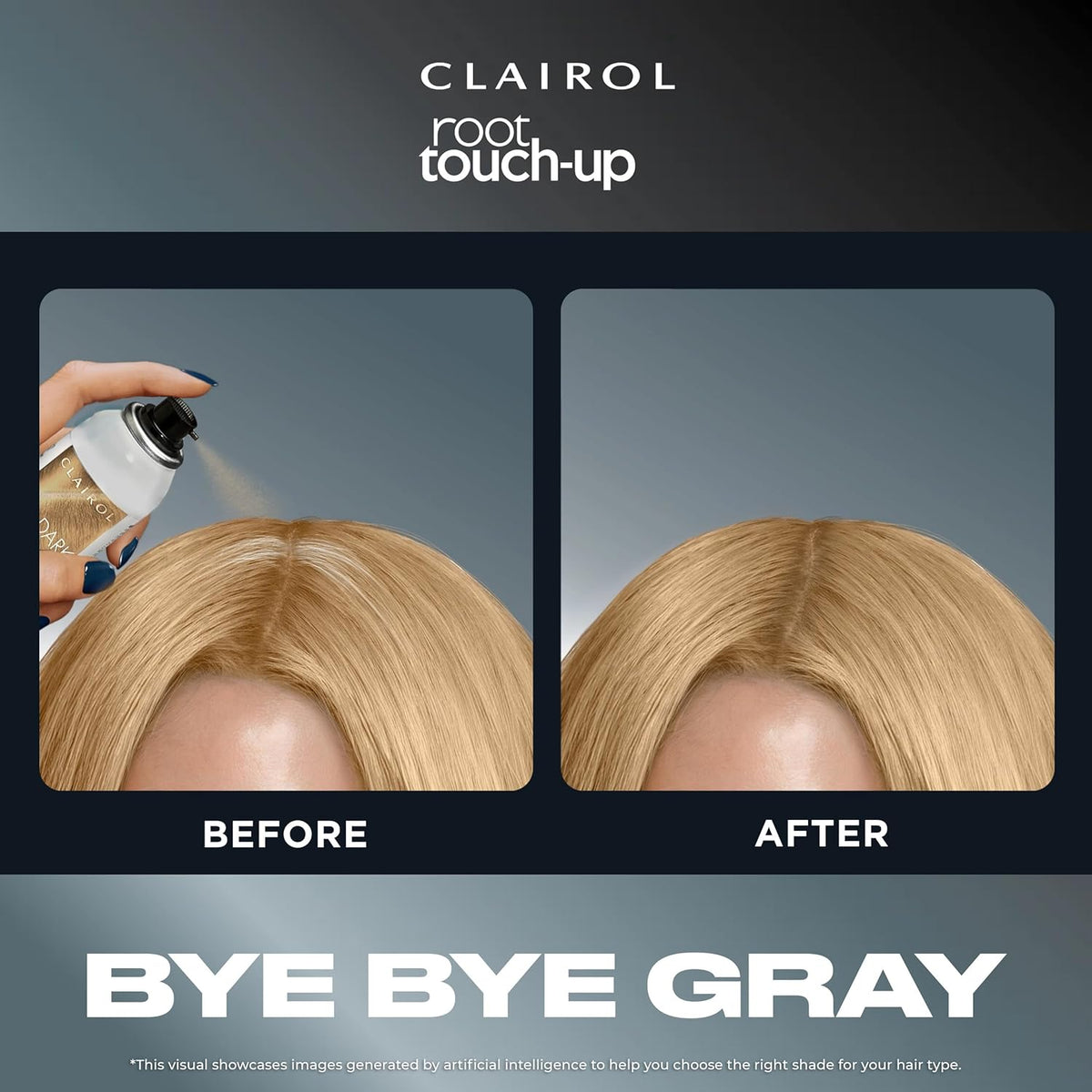 Clairol Root Touch-Up by Nice'n Easy Temporary Hair Coloring Spray, Light Brown Hair Color, Pack of