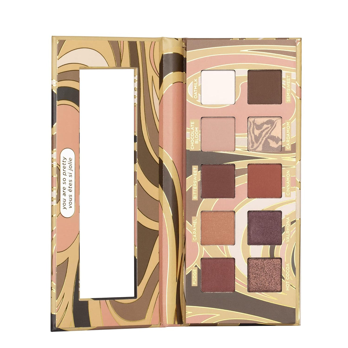 Pacifica Cocoa Nudes Mineral Eyeshadow Palette – 10 Shades Eye Makeup Naked Mineral Eye Shadow