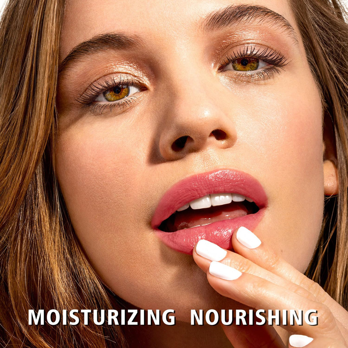 MAKI YIKA Moisture Pink Lipstick for Women Hydrate Lip Balm for Dry Cracked Lips Weightless Glossy