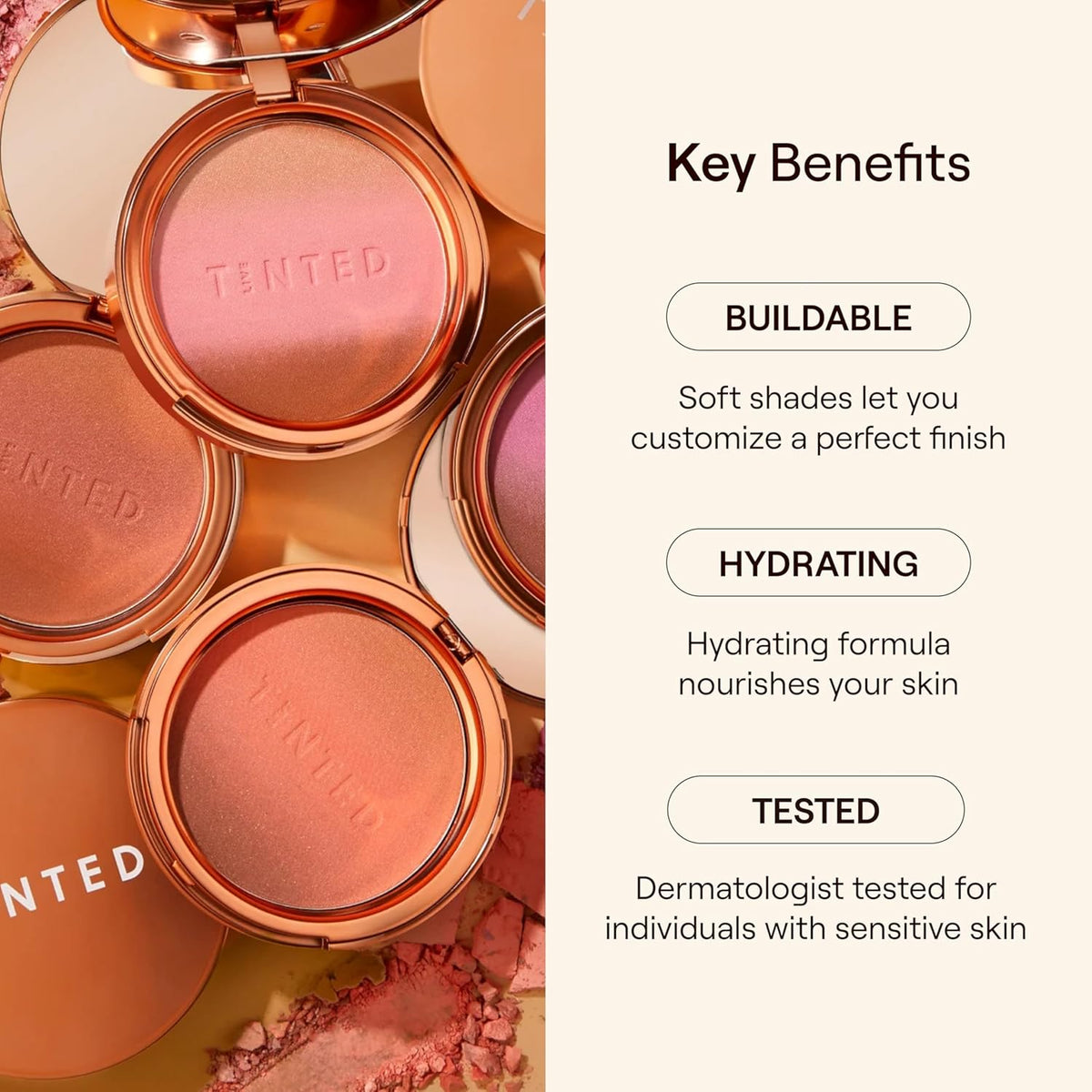 Live Tinted Huebeam Gradient Blushing Bronzer - Lightweight, Highly-Pigmented, Buildable &